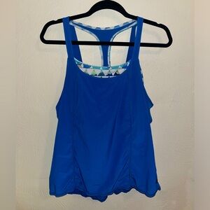 PrAna Blue Tank Top Size M